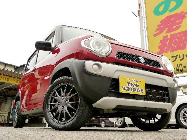 ハスラー G セットオプション装着車 社外ナビ フルセグTV スマートキー プッシュスタート アイドリングストップ シートヒーター 衝突安全ボディ 盗難防止システム オートエアコン 社外15インチアルミ ETC(34枚目)