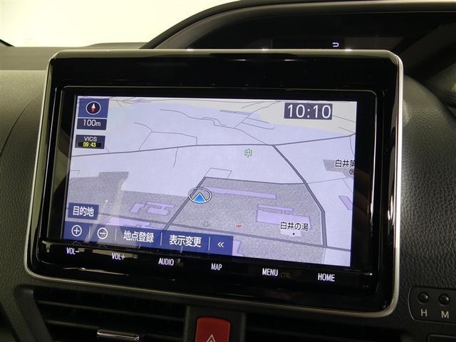 ヴォクシー ZS 煌 フルセグ メモリーナビ 後席モニター バックカメラ 衝突被害軽減システム ETC 両側電動スライド LEDヘッドランプ 3列シート ウオークスルー ワンオーナー DVD再生 乗車定員7人 ナビ&TV(6枚目)