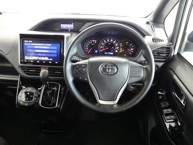 ヴォクシー V フルセグ メモリーナビ バックカメラ 衝突被害軽減システム ETC 両側電動スライド LEDヘッドランプ 3列シート ウオークスルー ワンオーナー DVD再生 記録簿 乗車定員7人 ナビ&TV CD(4枚目)