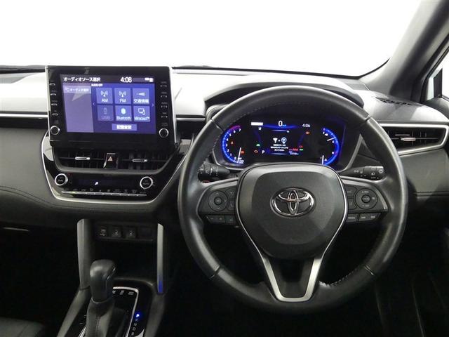 カローラクロス ハイブリッド Z メモリーナビ バックカメラ 衝突被害軽減システム ETC LEDヘッドランプ ワンオーナー ミュージックプレイヤー接続可 記録簿 安全装備 電動シート アルミホイール 盗難防止装置 スマートキー(2枚目)