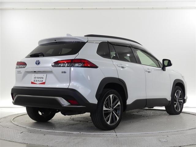 カローラクロス ハイブリッド Z メモリーナビ バックカメラ 衝突被害軽減システム ETC LEDヘッドランプ ワンオーナー ミュージックプレイヤー接続可 記録簿 安全装備 電動シート アルミホイール 盗難防止装置 スマートキー(3枚目)