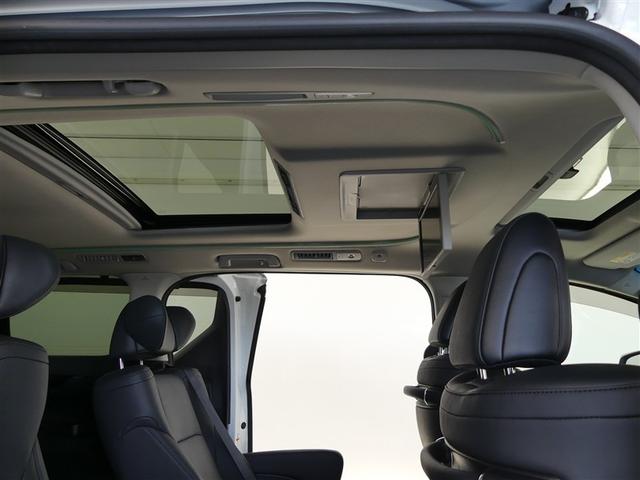 アルファード 2.5S Cパッケージ サンルーフ フルセグ メモリーナビ 後席モニター バックカメラ 衝突被害軽減システム ETC 両側電動スライド LEDヘッドランプ フルエアロ 3列シート ワンオーナー DVD再生 記録簿 安全装備(7枚目)