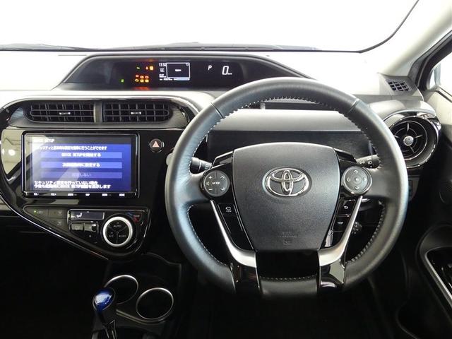 アクア Ｇ　フルセグ　メモリーナビ　バックカメラ　ドラレコ　衝突被害軽減システム　ＥＴＣ　ＤＶＤ再生　記録簿　展示・試乗車　オートクルーズコントロール　ナビ＆ＴＶ　ＣＤ　盗難防止装置　スマートキー　キーレス（2枚目）