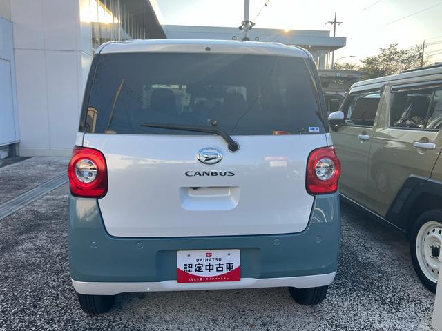 ムーヴキャンバス ストライプスGターボ 保証 新車保証・まごころ保証 1年間・走行距離無制限付き(21枚目)