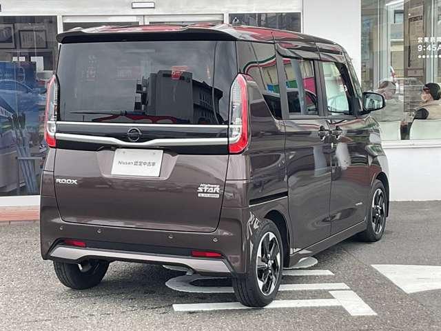 ルークス ６６０　ハイウェイスターＸ　※純正９インチナビ＋地デジ＋全周囲カメラ　アイスト　衝突被害軽減ブレ－キ　マルチビューカメラ　車線逸脱警報装置　ＥＴＣ　ＬＥＤ　スマートキー　パワーウィンドウ　カーテンエアバック　ドライブレコーダー　ナビＴＶ　バックカメラ　記録簿　パワステ（3枚目）