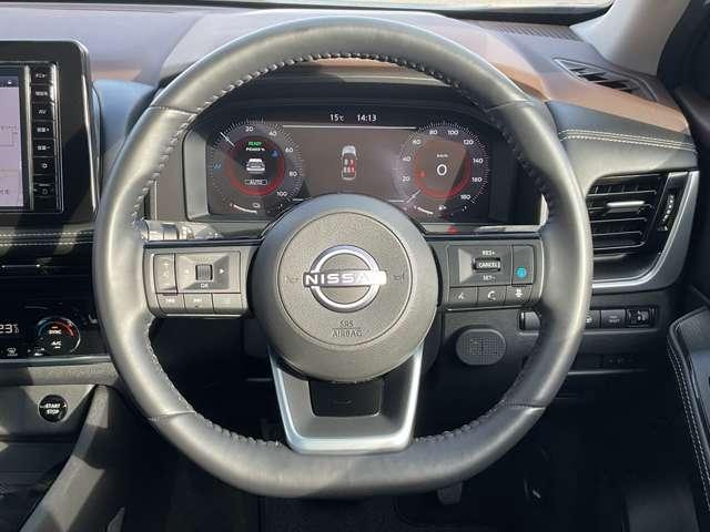 エクストレイル 1.5 X e-4ORCE 4WD エマブレ レーンキープアシスト アダプティブクルーズコントロール バックモニター LEDヘッドライト ドラレコ インテリジェントキー ETC 4WD 記録簿 寒冷地仕様 キーレスエントリー AAC(5枚目)