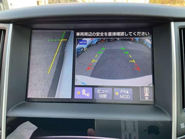 スカイライン ３．５　３５０ＧＴ　ハイブリッド　タイプＰ　スマートキ　プリクラッシュ　盗難防止システム　ＬＥＤ　ＡＷ　オートクルーズコントロール　ＴＶナビ　オートエアコン　Ｄレコ　キーレスゴー　メモリ－ナビ　レーンアシスト　Ｂカメラ　ＥＴＣ　サイドカメラ（9枚目）