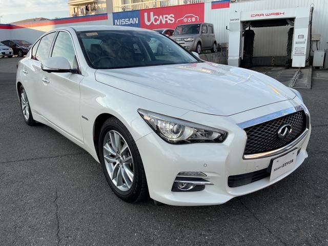 スカイライン ３．５　３５０ＧＴ　ハイブリッド　タイプＰ　スマートキ　プリクラッシュ　盗難防止システム　ＬＥＤ　ＡＷ　オートクルーズコントロール　ＴＶナビ　オートエアコン　Ｄレコ　キーレスゴー　メモリ－ナビ　レーンアシスト　Ｂカメラ　ＥＴＣ　サイドカメラ（44枚目）