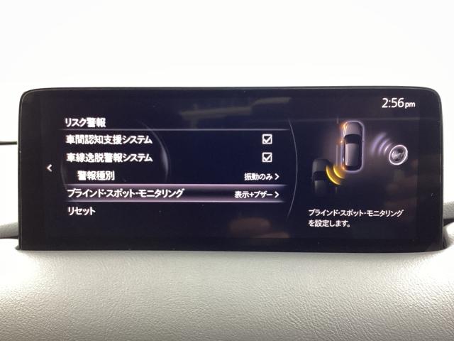 ブラインドスポットモニタリング（隣車線上の側・後方からの車両接近を通知）で安全運転をサポート