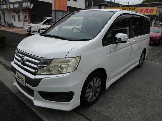ステップワゴンスパーダ パワーエディション　後期モデル両側パワースライドドア　フルセグナビ　後席フフリップダウンモニター（3枚目）