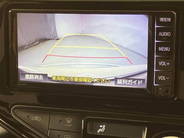 アクア クロスオーバー　ナビＴＶ　バックカメラ　ＥＴＣ　衝突回避ブレーキ　クリアランスソナー　メディアプレイヤー接続　整備手帳　イモビライザー　ナビＴＶ　エアコン　１オ－ナ－　ＥＳＣ　記録簿　アルミホイール　キーフリー（7枚目）