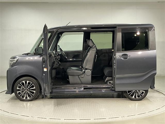 タント カスタムＲＳ　全周囲カメラ　フルセグＴＶ　ＥＴＣ２．０　ドラレコ　クリアランスソナー　両側パワスライドドア　ＩＳＴＯＰ　地デジフルセグ　ＥＴＣ付き　クルーズコントロール　ＡＡＣ　ＬＥＤライト　ベンチシート（3枚目）