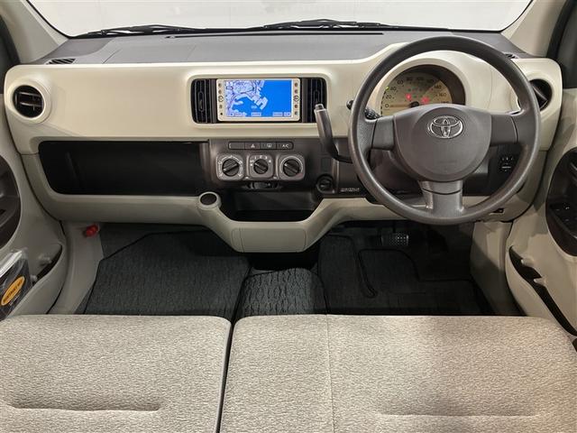 パッソ Ｘ　ユルリ　ナビＴＶ　バックカメラ　ＥＴＣ　整備手帳　ベンチシート　盗難防止　キーフリー　スマキー　Ｗエアバッグ　運転席エアバッグ　ＡＢＳ　パワステ　ＴＶナビ　ＥＴＣ　ワンセグテレビ　メモリナビ　ベンチ席（5枚目）