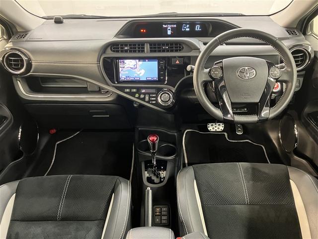 アクア Ｇ　Ｇ’ｓ　フルセグナビＴＶ　バックカメラ　ＥＴＣ　シートヒーター　衝突回避ブレーキ　整備手帳　ＥＴＣ付き　盗難防止装置　ブレーキサポート　キーレス　オートクルーズコントロール　１オーナー（5枚目）