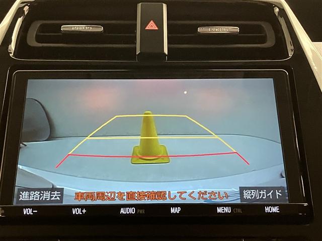 プリウス Ａ　衝突軽減ブレーキシステム　Ｂモニタ　記録簿有　ＬＥＤヘッド　クルーズコントロール　セキュリティー　スマートキー　パワーステアリング　ドライブレコーダー　ＥＴＣ　１オーナー　アルミホイル　オートエアコン（8枚目）