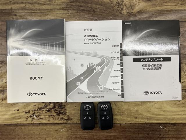 ルーミー G 追突軽減ブレーキ パワステ Aストップ LEDライト 1セグTV 横滑り防止システム ウォークスルー エアバック セキュリティーアラーム パワーウィンドウ 運転席助手席エアバック ナビ&TV ETC(20枚目)