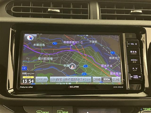 アクア Ｇ　誤発進抑制機能　バックモニタ　セキュリティー　メンテナンスノート　ドライブレコーダ　デュアルエアバック　ナビＴＶ　ＬＥＤ　パワーウィンドウ　１オーナ－　地デジ　ＥＳＣ　ＡＴエアコン　ＡＢＳ　アルミ（6枚目）