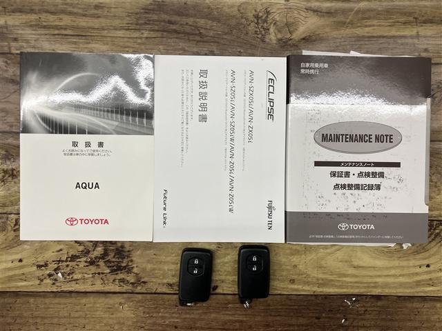 アクア Ｇ　誤発進抑制機能　バックモニタ　セキュリティー　メンテナンスノート　ドライブレコーダ　デュアルエアバック　ナビＴＶ　ＬＥＤ　パワーウィンドウ　１オーナ－　地デジ　ＥＳＣ　ＡＴエアコン　ＡＢＳ　アルミ（20枚目）