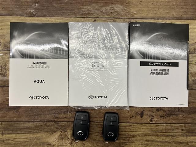 アクア Z クルコン 1オーナー ドライブレコーダー Bカメ 横滑り防止装置 盗難防止システム スマートキー ナビ ETC AC100V電源 AW ミュージックプレイヤー接続可 メモリーナビ オートエアコン(20枚目)