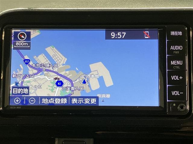 シエンタ Ｘ　禁煙車　走行距離５００００キロ　トヨタ純正ナビ　バックモニター　ＥＴＣ装備　　　エアコン　キーフリーシステム　アイドルストップ　メモリーナビゲーション　横滑防止装置　ワンセグＴＶ　三列シート（3枚目）