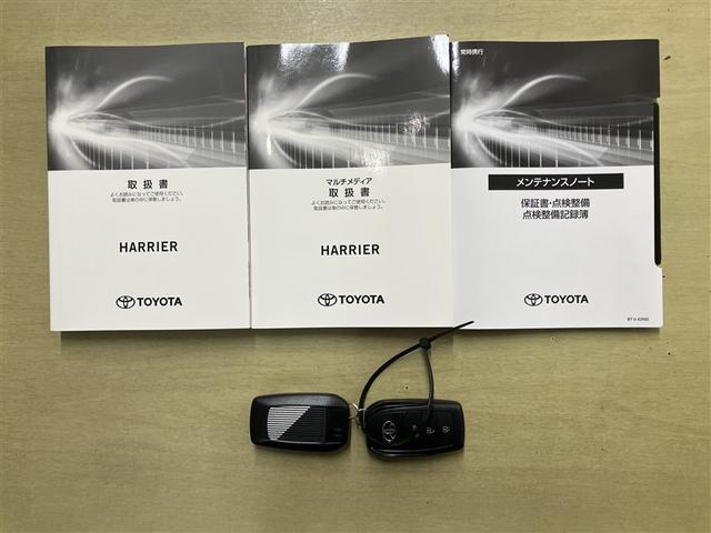 ハリアー Z クルーズC ドライブレコーダ Bカメラ イモビ ナビTV アルミホイル ETC車載器 ESC メディアプレイヤー接続 エアバッグ スマートキー オートエアコン キーフリー サイドエアバッグ ABS(22枚目)