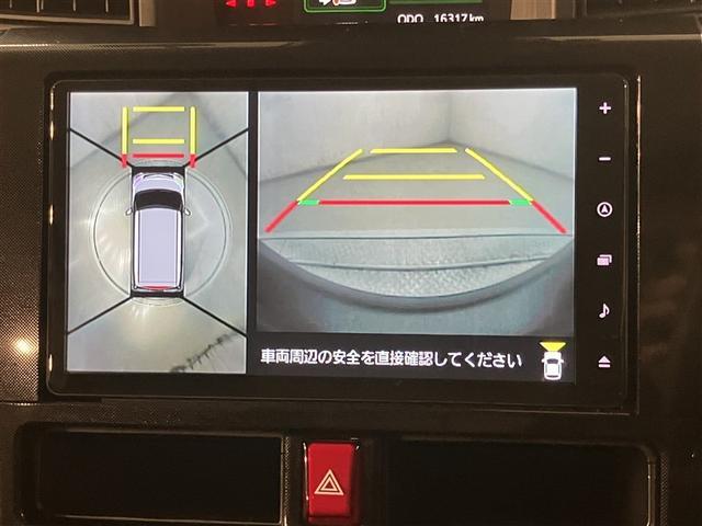 ルーミー G-T 走行距離16300キロ 禁煙車 両側電動スライドドア 全周囲モニター 純正ナビ・バックモニター DVD再生可 LEDヘッドライト メディアプレイヤー接続 スマートキー ETC オートエアコン ABS(4枚目)