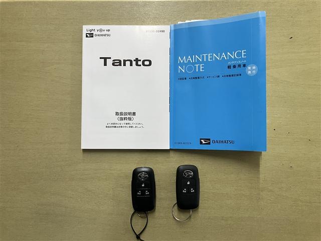 タント カスタムＸ　アイドリングＳ　ＥＴＣ　キーレススタートシステム　スマートキー　ＬＥＤヘッドライト　オ－トエアコン　盗難防止装置　横滑り防止機能　ＡＢＳ付　サイドエアバッグ　フロントベンチシート　Ｗエアバック　ＰＣＳ（6枚目）