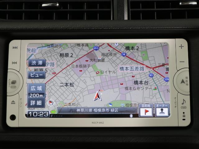 G AUX 横滑り防止機能 TVナビ エアロ ワンオナ パワステ メモリナビ ABS ワンセグテレビ 記録簿 オートエアコン エアバック 盗難防止システム パワーウィンドウ キーレスエントリ- WエアB(6枚目)