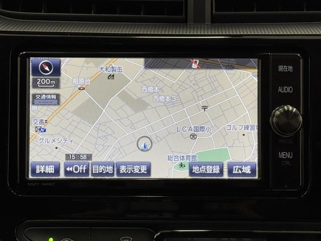 アクア Ｓ　スマートキープッシュスタート　キーレスエントリ　ドラレコ付　フルセグ地デジ　イモビ　ナビ＆ＴＶ　オートエアコン　デュアルエアバック　ＥＳＣ　パワーウィンドウ　ＡＵＸ端子　ＥＴＣ　ＤＶＤ再生可能　ＳＲＳ（5枚目）