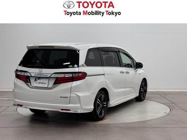 オデッセイハイブリッド ハイブリッドアブソルート・ホンダセンシング アルミ サイドカーテンエアバック リアカメラ Pシート フルオートエアコン デュアルエアコン ABS 整備記録簿 キーレス VSA Wエアバッグ LEDライト 3列シート パワーウィンドウ ナビTV(2枚目)