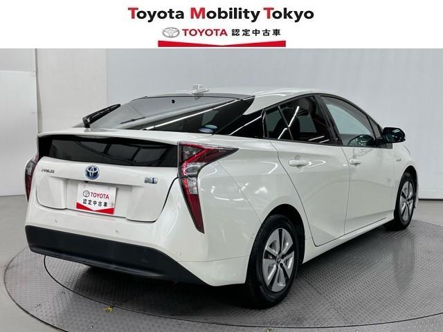プリウス A 衝突軽減ブレーキシステム Bモニタ 記録簿有 LEDヘッド クルーズコントロール セキュリティー スマートキー パワーステアリング Iストップ ETC 1オーナー アルミホイル オートエアコン SRS(2枚目)