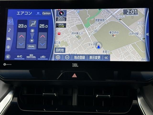 ハリアーハイブリッド Z AC100V電源 地上デジタル 衝突被害軽減 サイドエアバッグ LEDランプ Bモニタ クルコン ナビTV アイドリングストップ 横滑り防止装置 スマートキー 盗難防止システム ABS アルミ AAC(5枚目)