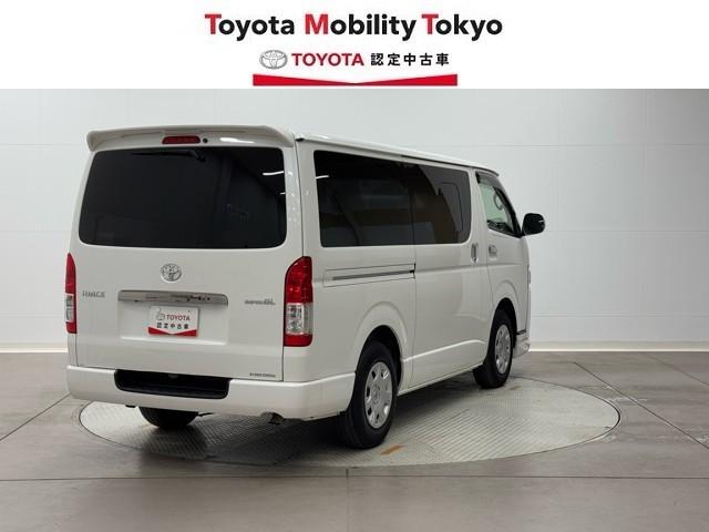 ハイエースバン スーパーＧＬ　ダークプライムＩＩ　ＬＥＤヘットライト　メモリーナビゲーション　ミュージックプレイヤー接続可　地デジ　スマキー　ＡＢＳ　フルフラット　盗難警報装置　運転席エアバッグ　リアクーラー　オートエアコン　パワーウインドウ　記録簿（2枚目）