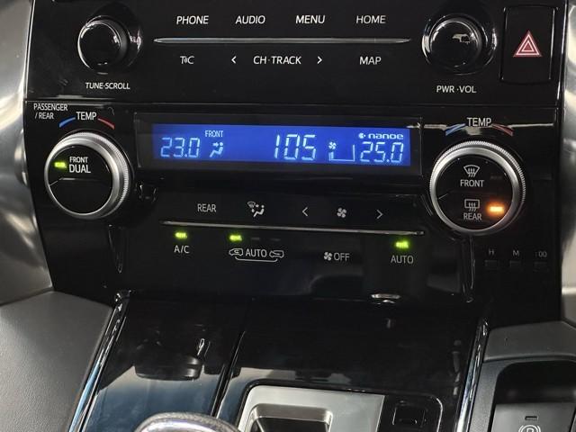 アルファード 2.5S Cパッケージ 両電動ドア アイドリングストップ Bモニタ 地デジ リアオートエアコン ナビテレビ 横滑り防止 クルコン セキュリティ ETC車載器 LEDヘッドライト スマートキー エアコン パワーステ WエアB(9枚目)