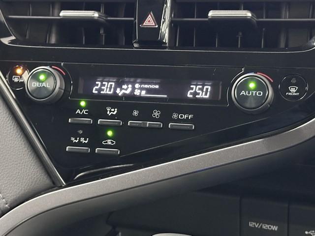 カムリ Ｇレザーパッケージ　点検記録簿　誤発進抑制　カーテンエアバッグ　電動シ－ト　オートエアコン　黒革シート　ＬＥＤランプ　盗難防止装置　ドライブレコーダ　エアバッグ　パワーウインドウ　オートクルーズ　ＡＢＳ　メモリ－ナビ（9枚目）
