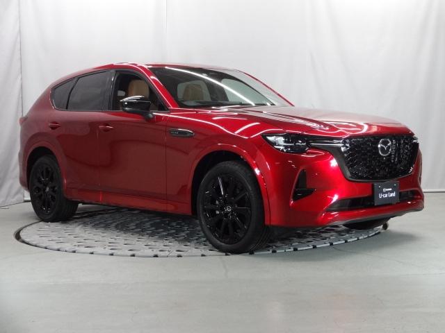 ＣＸ－６０ ３．３　ＸＤハイブリッド　プレミアム　スポーツ　ディーゼルタ　内装タン　ドライバー異常時対応システム　パノラマサンルーフ　純正２０インチブラックメタリック塗装アルミホイール　ダブルサンルーフ　シートヒー　パワーゲート　レーダークルコン　ＬＥＤヘッドライト　４ＷＤ（40枚目）