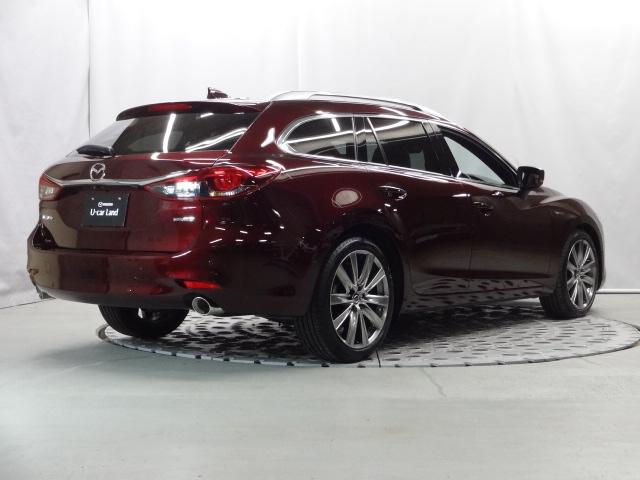 ＭＡＺＤＡ６ワゴン ２．２　ＸＤ　２０ｔｈアニバーサリー　エディション　ディーゼ　アドバンストＳＣＢＳ（夜間歩行者検知機能付き）　ＡＴ誤発進抑制制御　車線逸脱警報システム　クルージング＆トラフィック・サポート（ＣＴＳ）　マツダ・レーダー・クルーズ・コントロール（ＭＲＣＣ）　３６０°（38枚目）