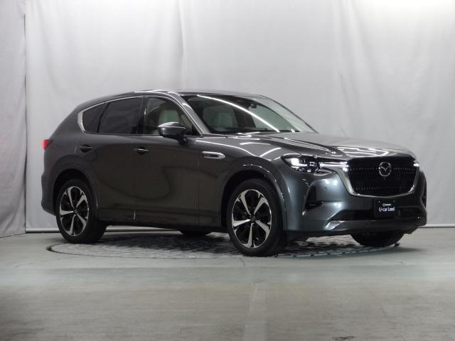 CX-60 3.3 XDハイブリッド エクスクルーシブ モダン ディーゼ 内装ピュアホワイト ドライバー異常時対応システム 純正20インチ切削加工ブラックメタリック塗装アルミホイール 360°ビュー 衝突軽減ブレーキ LEDライト オートハイビーム 追従式クルコン ETC(40枚目)