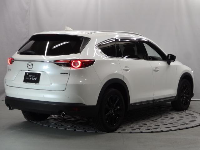 ＣＸ－８ ２．２　ＸＤ　ブラックトーン　エディション　ディーゼルターボ　７人乗り　シート：合成皮革ブラック（赤ステッチ）　サイドガーニッシュ　ルーフレール　電動スライドガラスサンルーフ　１０．２５インチセンターディスプレイ　地上デジタルＴＶチューナー　ボーズサウンドシステ（38枚目）