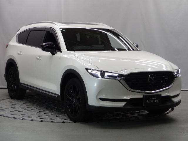 ＣＸ－８ ２．２　ＸＤ　ブラックトーン　エディション　ディーゼルターボ　７人乗り　シート：合成皮革ブラック（赤ステッチ）　サイドガーニッシュ　ルーフレール　電動スライドガラスサンルーフ　１０．２５インチセンターディスプレイ　地上デジタルＴＶチューナー　ボーズサウンドシステ（40枚目）