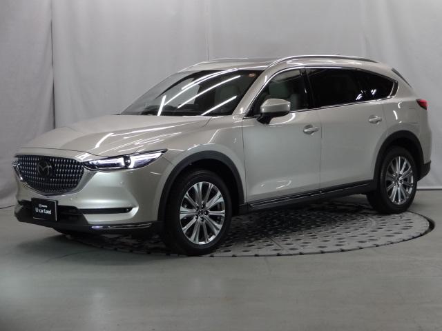 ＣＸ－８ ２．２　ＸＤ　エクスクルーシブ　モード　ディーゼルターボ　６人乗り　内装ピュアホワイト：ナッパレザー　電動スライドガラスサンルーフ　ルーフレール　ハンズフリー機能付きパワーリフトゲート　１０．２５インチセンターディスプレイ　アームレスト付きコンソール　ボーズ（35枚目）