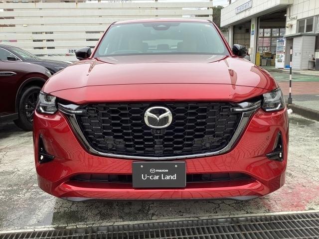 ＣＸ－６０ ３．３　ＸＤハイブリッド　プレミアム　スポーツ　ディーゼルタ　シートカラー：タン　ドライバー異常時対応システム　ステアリング本革巻（２トーン）　マツダコネクトナビ　ＥＴＣ　ＥＴＣ付き　ＡＣ１００Ｖ電源　全周囲　シートクーラー　追従クルコン　シートＨ　本革　禁煙（2枚目）