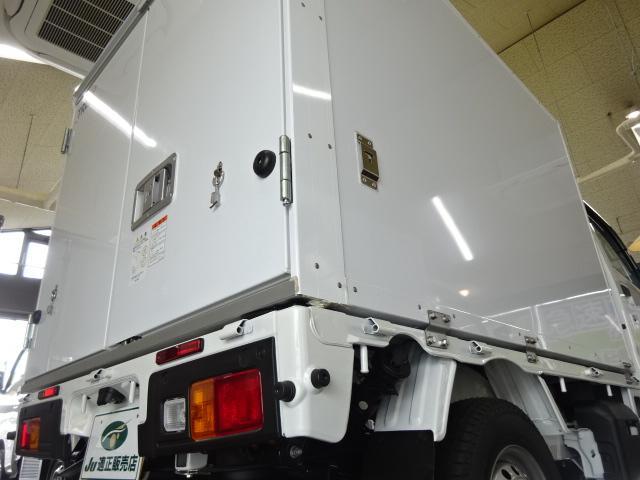 ハイゼットトラック 　冷凍車　－２５℃設定　サーマルマスター製冷凍機　ＣＶＴ　スマアシ付き　２コンプレッサー　強化サス　マット　バイザー　スノコ付き（40枚目）
