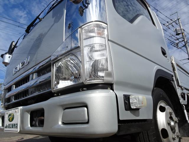 エルフトラック フルフラットロー 1.5t積載10尺平ボディ 5MT 3.0Dターボ ワンオーナー キーレス ETC 電動格納ミラー メッキグリル TKG-NHR85A(74枚目)