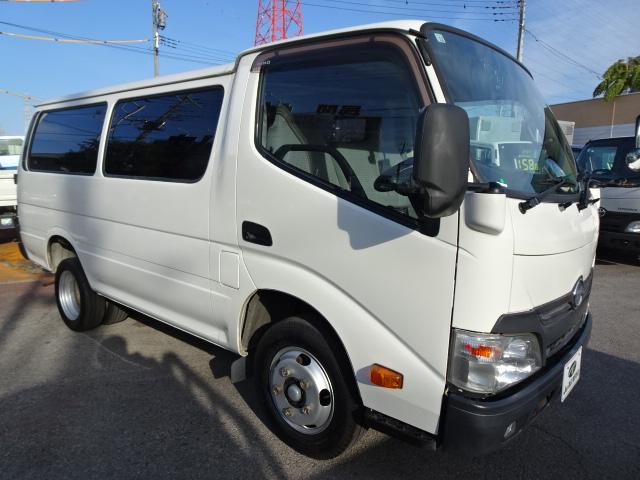 デュトロルートバン リヤ観音ドア 2t積載 4.0Dターボ オートマ バック&左側面モニター ナビ 左右独立電動格納ミラー ETC TKG-XZC605Y(7枚目)