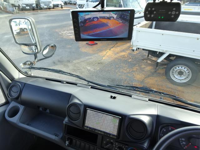 デュトロルートバン リヤ観音ドア 2t積載 4.0Dターボ オートマ バック&左側面モニター ナビ 左右独立電動格納ミラー ETC TKG-XZC605Y(43枚目)