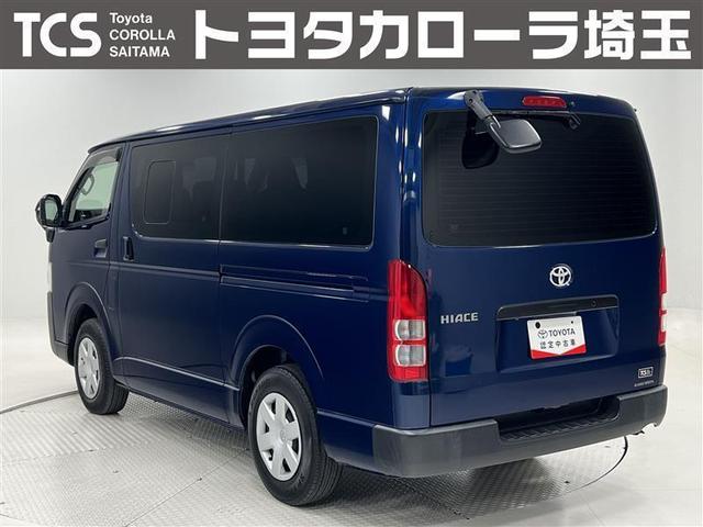 ハイエースバン ロングＤＸ　禁煙車　衝突被害軽減ブレーキ　ステアリングスイッチ　エントリーＳＤナビ　ワンセグＴＶ　ブルートゥース　ＣＤ　バックモニター　ＥＴＣ　最大積載量１２５０キロ　マニュアルエアコン　ＡＣ１００Ｖ電源　記録簿（2枚目）
