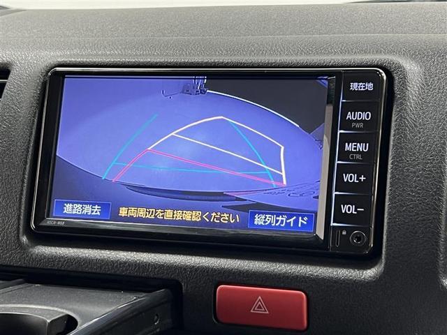 ハイエースバン ロングＤＸ　禁煙車　衝突被害軽減ブレーキ　ステアリングスイッチ　エントリーＳＤナビ　ワンセグＴＶ　ブルートゥース　ＣＤ　バックモニター　ＥＴＣ　最大積載量１２５０キロ　マニュアルエアコン　ＡＣ１００Ｖ電源　記録簿（16枚目）