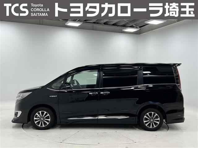 エスクァイア ハイブリッドGi 禁煙車 モデリスタフルエアロ 衝突被害軽減ブレーキ LEDライト 9インチナビ ブルートゥース CD DVD 雨滴除去機能付バックモニター ETC シートヒーター 15AW スペアタイヤ 点検記録簿(4枚目)