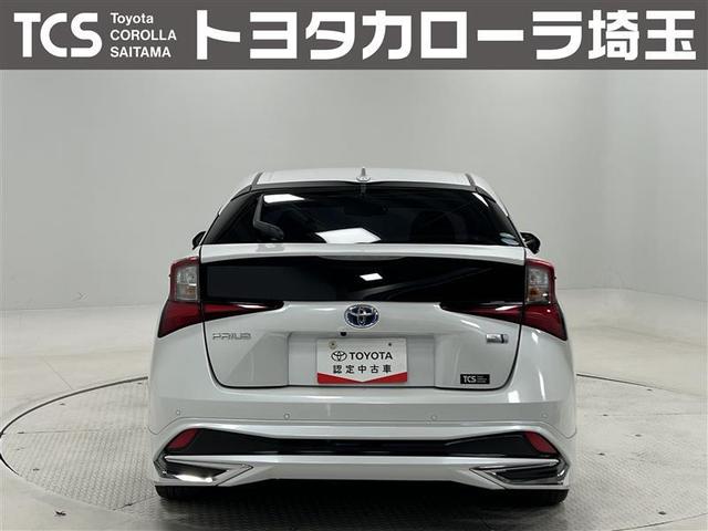 プリウス Aツーリングセレクション 禁煙車 モデリスタフルエアロ ローダウン LEDライト 9インチナビ HDMI接続 バックモニター ETC2.0 パワーシート シートヒーター スペアタイヤ AC100V 17インチAW 記録簿(3枚目)